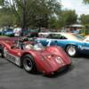 Mike Kalashian;s 1968 McKee Can-Am car was driven to the event.   It is sort of street legal. 